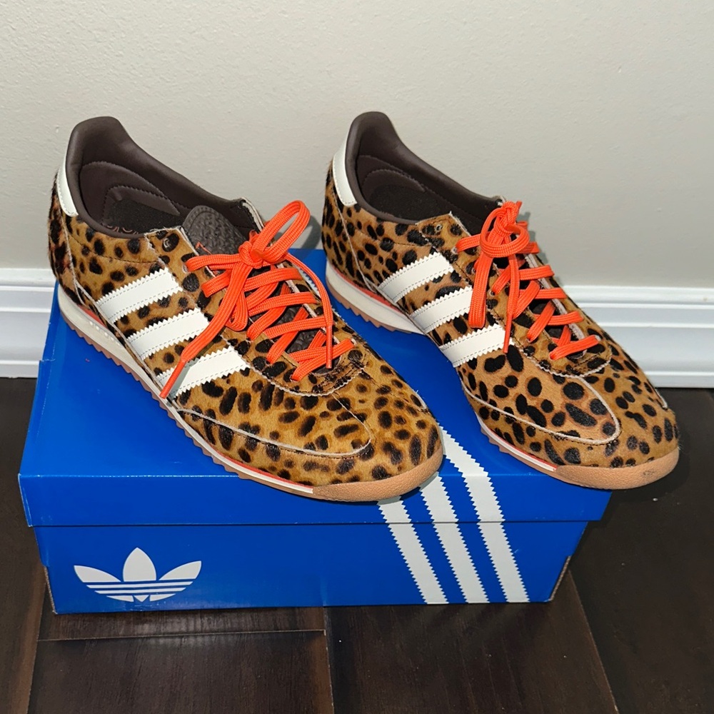 Adidas Cheetah Print Sneakers Sl 72 Og